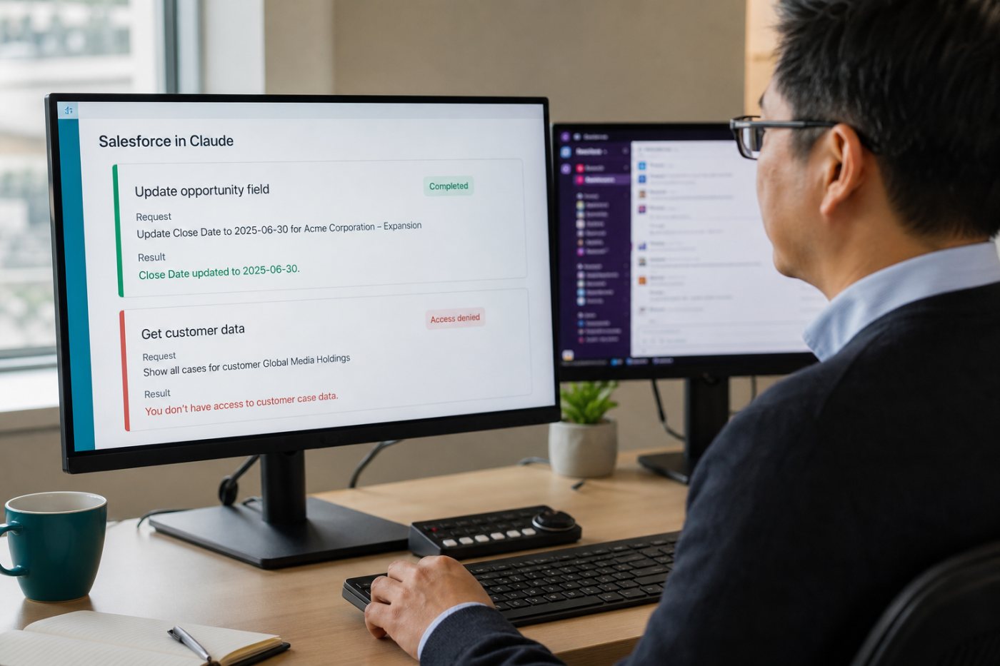 Salesforceの既存権限がClaudeの許可された操作と拒否される操作を分ける境界