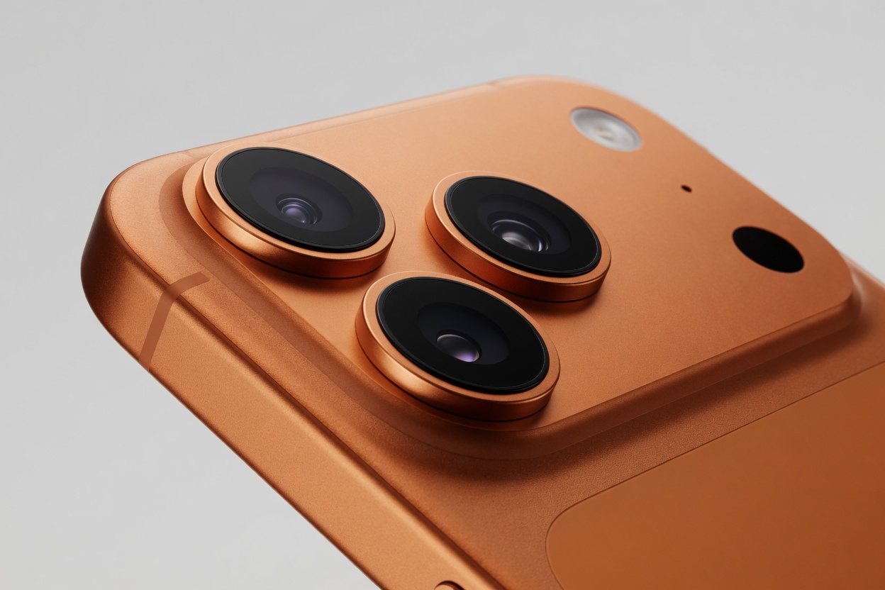 Triple 48MP Pro Fusion camera system on the iPhone 17 Pro