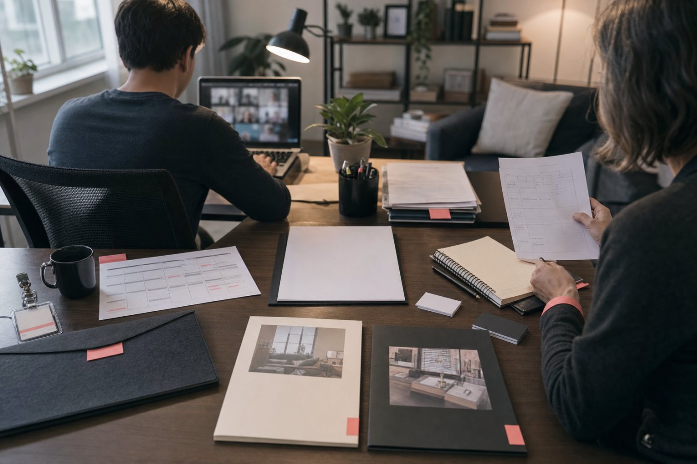 Remote-work records compared for company control and genuine independent business activity.