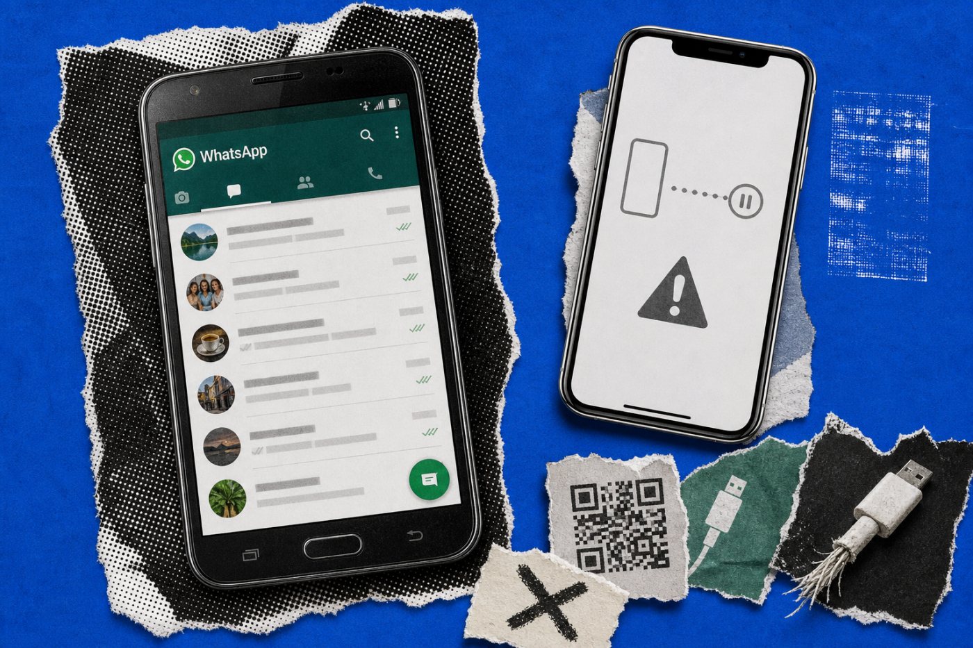 अधूरे WhatsApp स्थानांतरण के बाद पुराने Android पर सुरक्षित चैट और पुनः प्रयास की जाँच