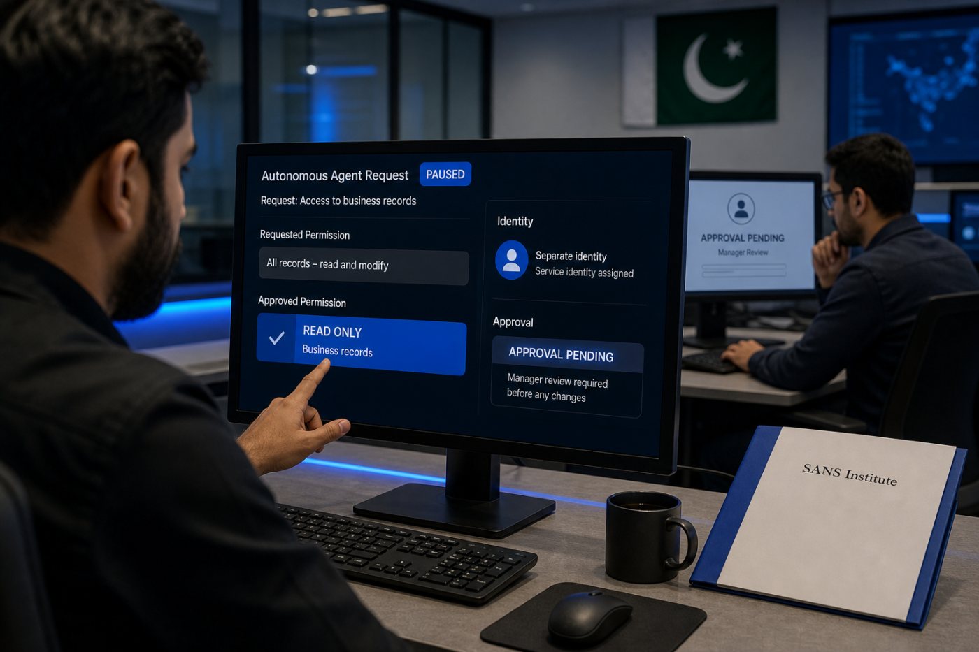 خودکار AI agent کی اجازت محدود کرکے کاروباری ریکارڈ میں تبدیلی سے پہلے انسانی منظوری لازم کی گئی ہے