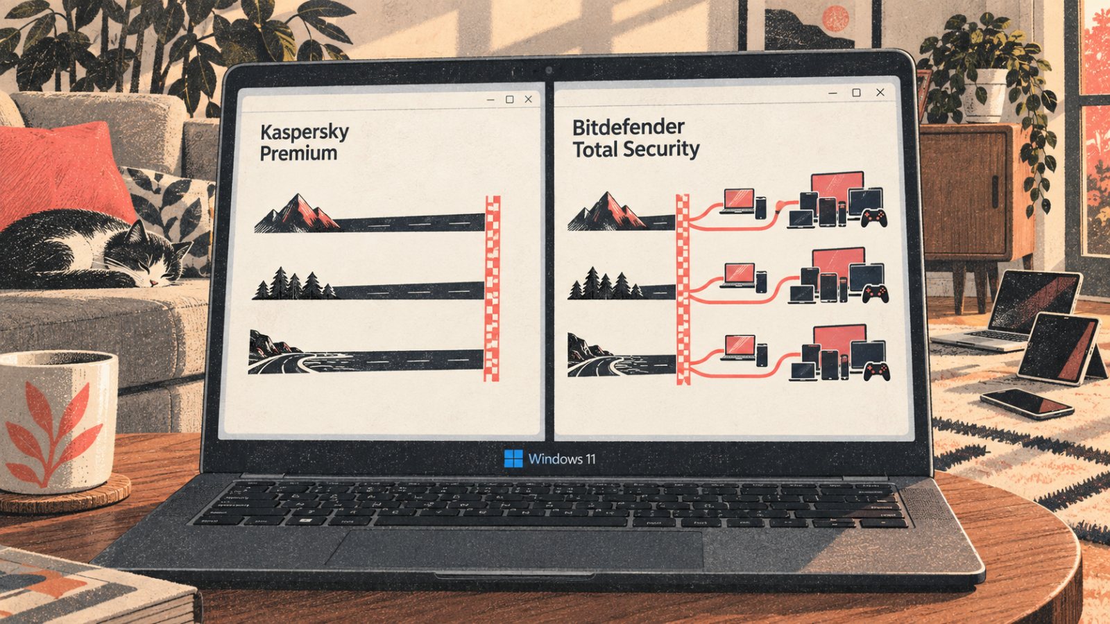 Kaspersky или Bitdefender: одинаковые 18 баллов не означают равный выбор