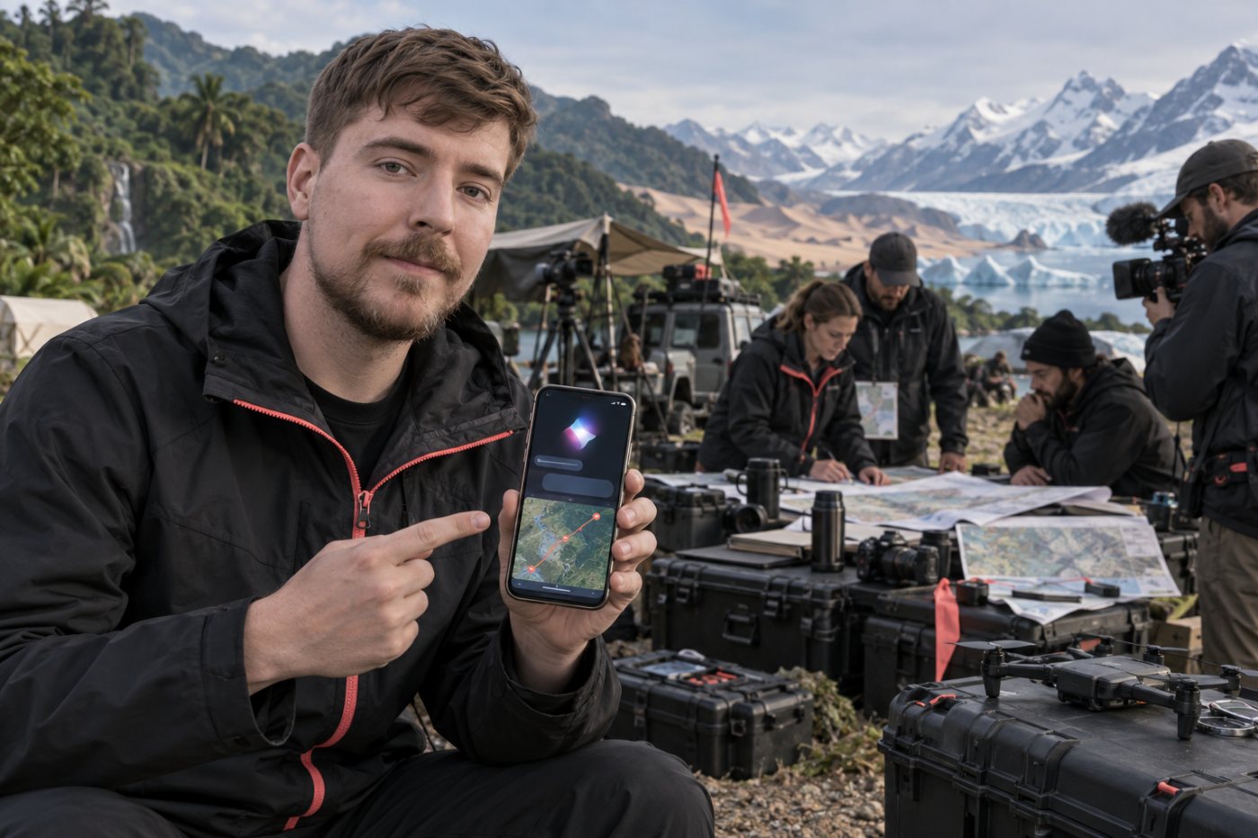 MrBeast participa da campanha do Gemini e integra o assistente a um desafio de grande escala.