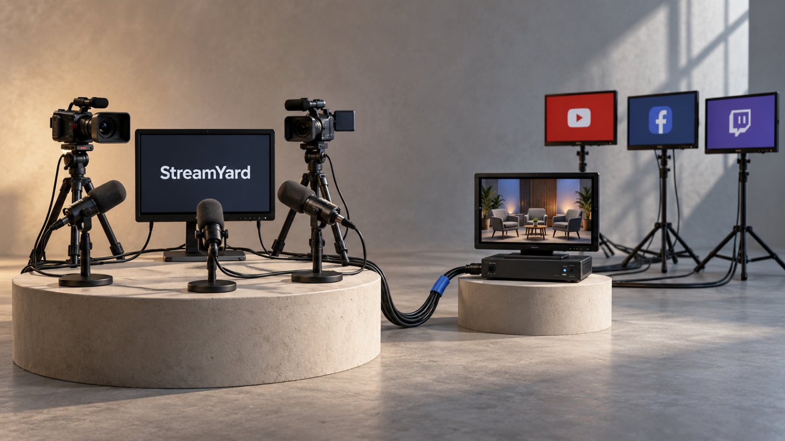 StreamYard či Restream: hosťom sedí štúdio, OBS potrebuje otvorenejšiu cestu