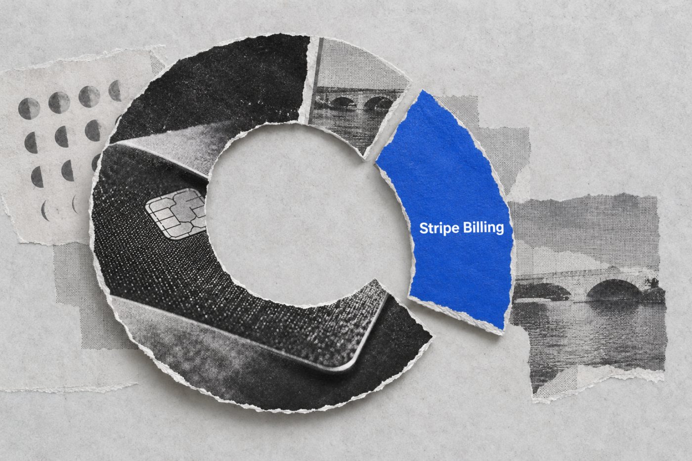 Stripe Billing maksa par lielu abonementu parādīta atsevišķi no kartes vai SEPA maksājuma komisijas.