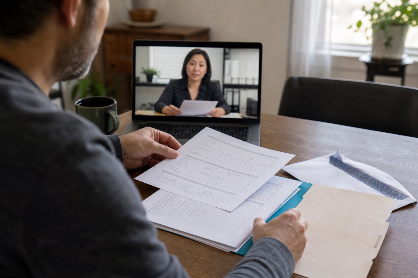 A remote employee provides service, hours and assigned-office records and receives a written FMLA eligibility decision.