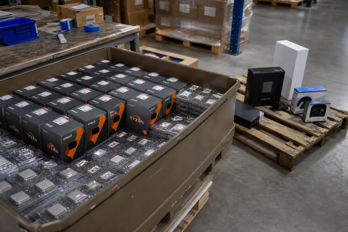 AMD के Ryzen ग्राहक प्रोसेसर की बढ़ी आपूर्ति के साथ सेमी-कस्टम गेमिंग कारोबार का छोटा होता योगदान