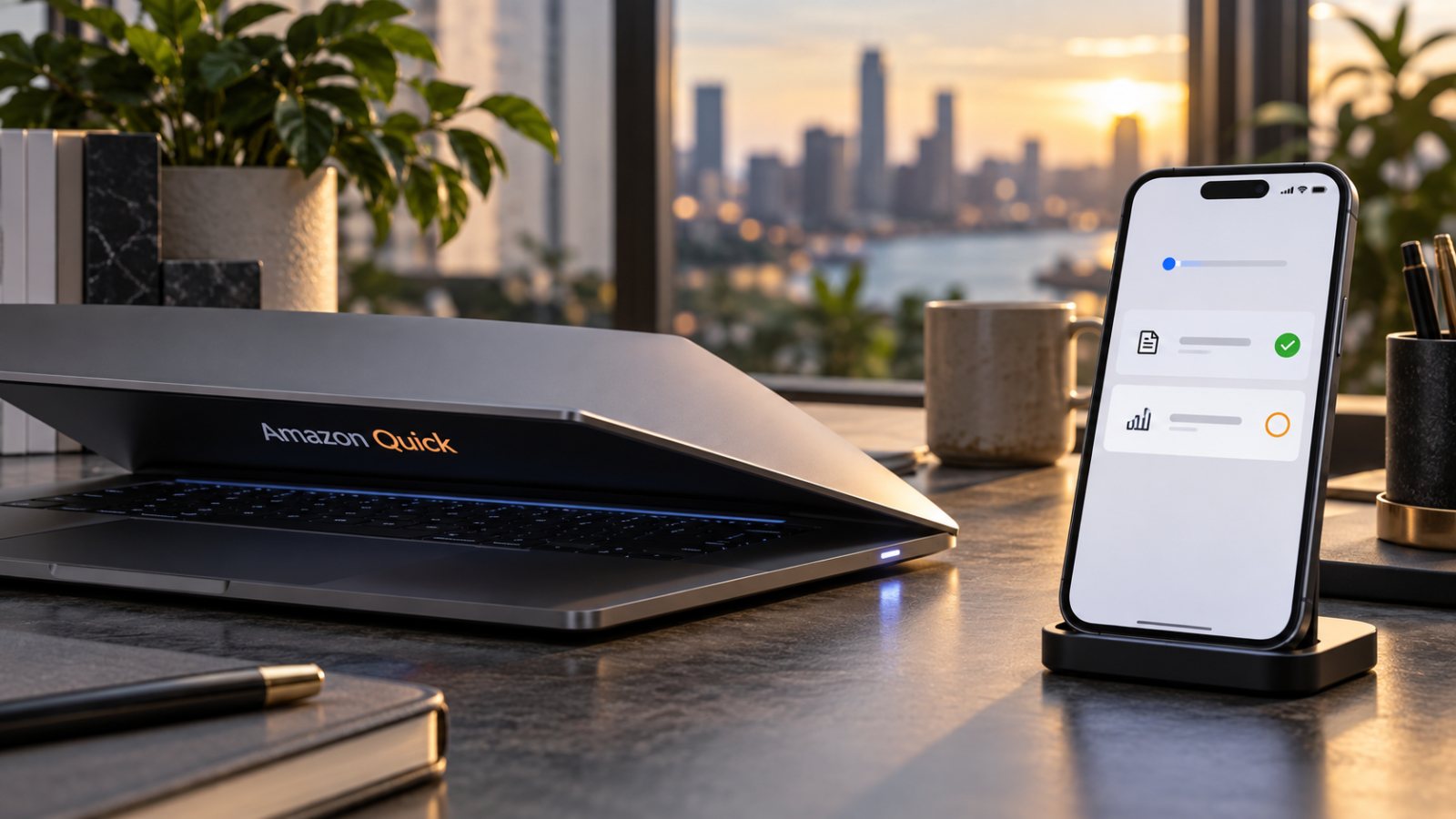Amazon Quick يواصل العمل بعد إغلاق الحاسوب ويعيد القرارات إلى موجز واحد