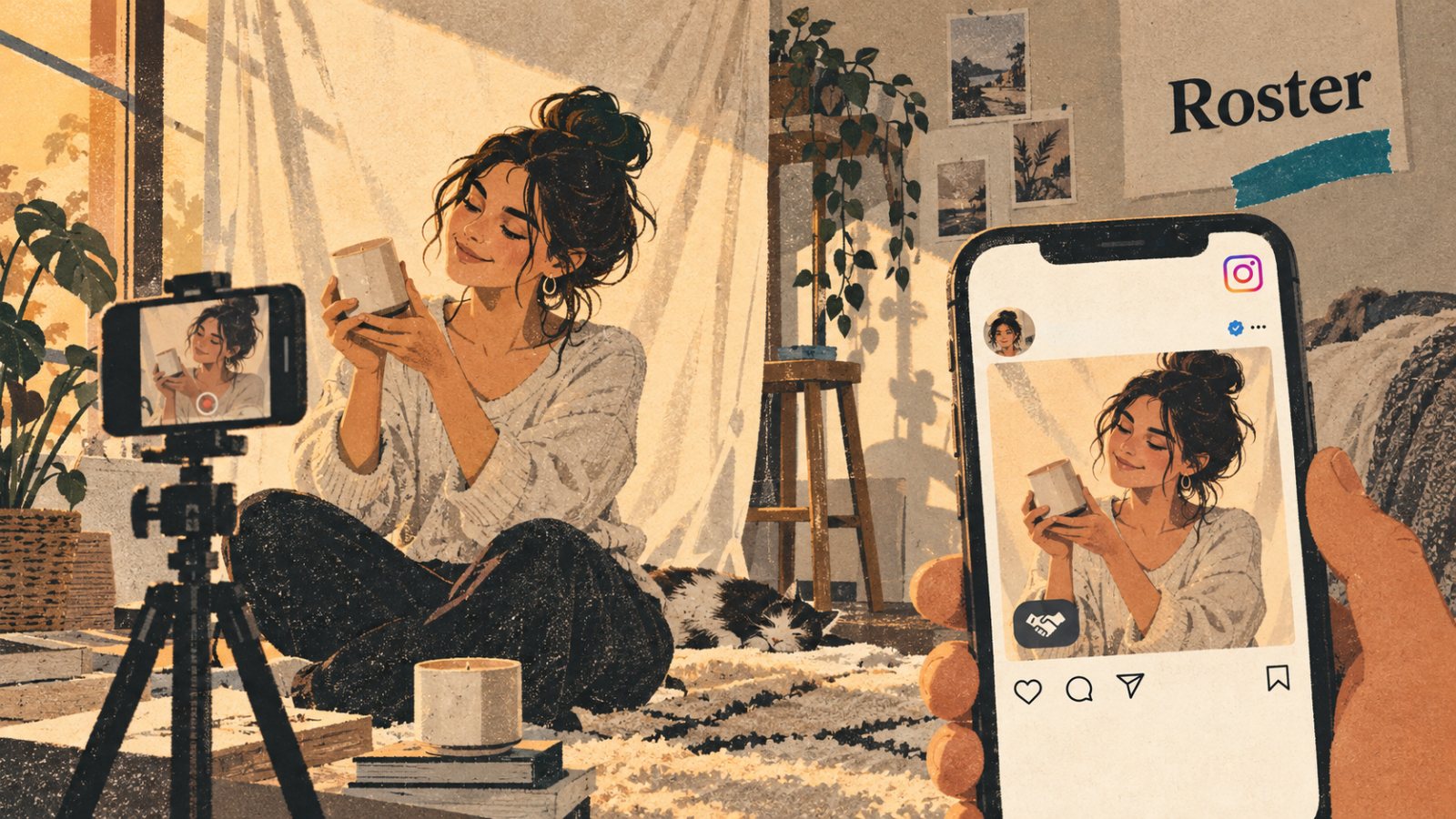 Roster, Instagram üreticisini reklam iznine kadar tek panelde taşıyor
