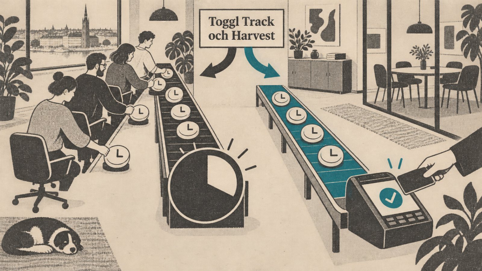 Toggl Track eller Harvest: fakturan avgör mer än timern
