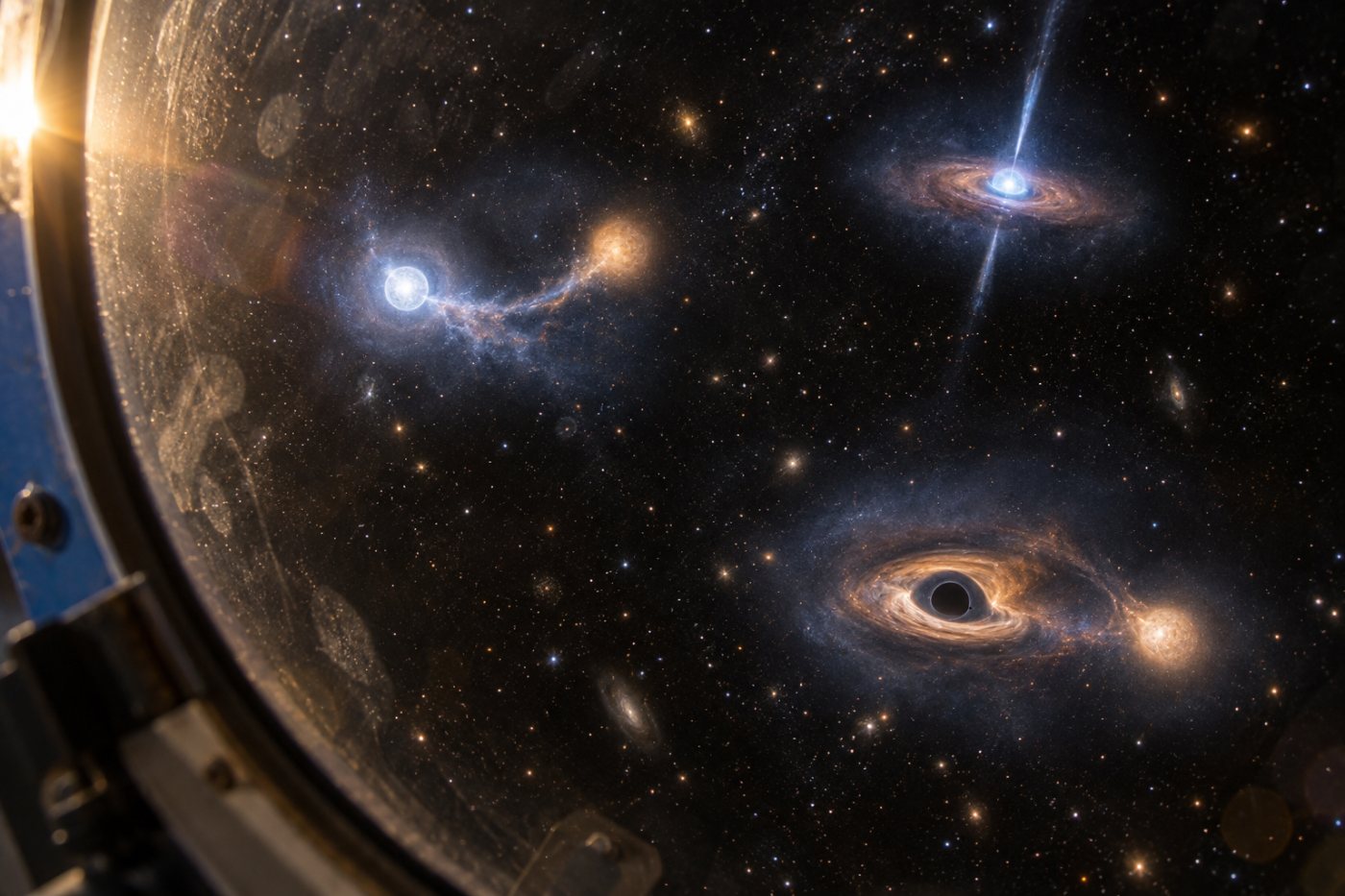 ساتھی ستارے سے مادہ لیتے white dwarf، neutron star اور black hole کے ممکنہ binary نظام