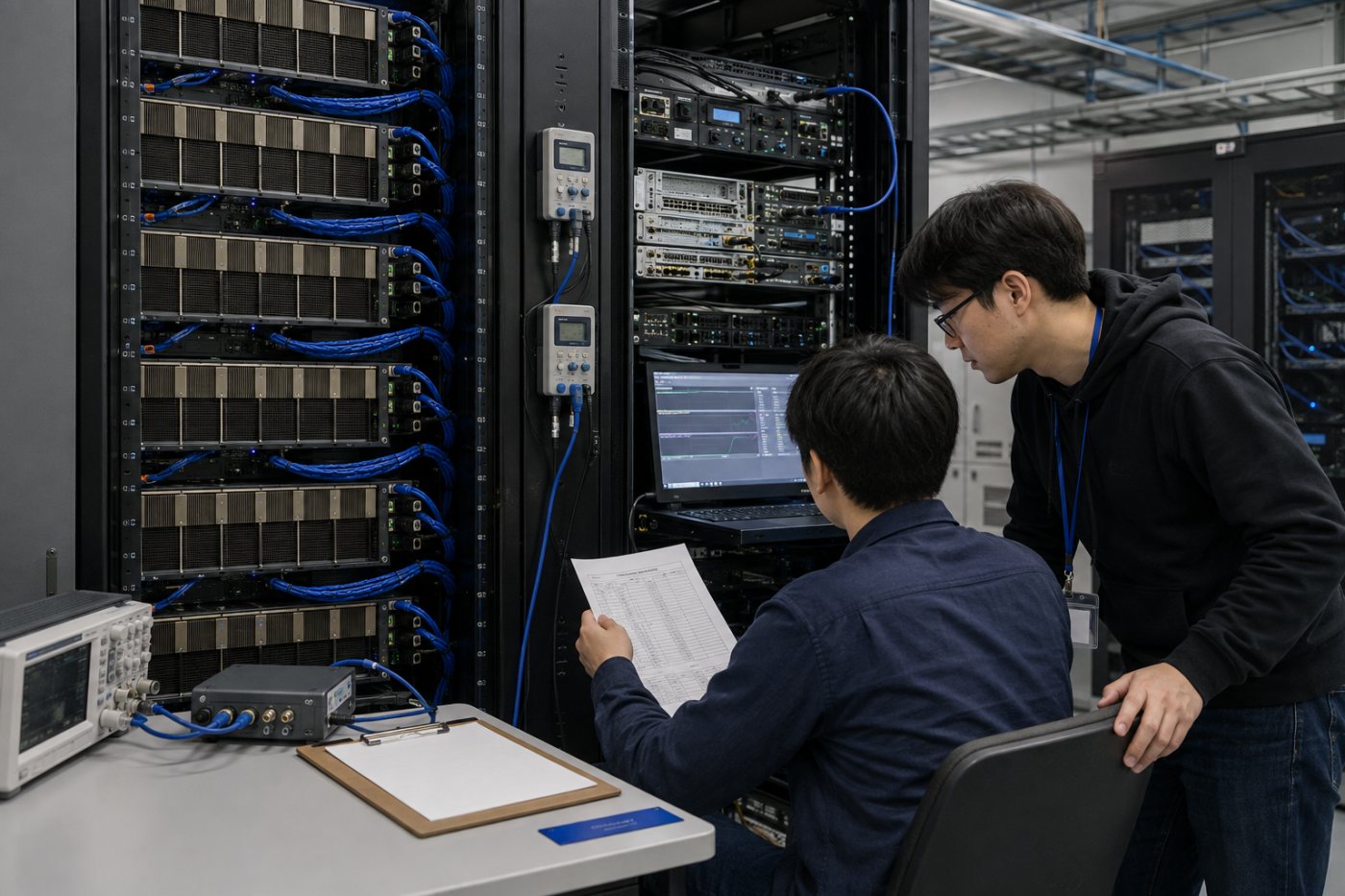 Gimlet Labsの異種チップ推論について、電力・遅延・処理量・通信負荷を同一条件で測定する検証工程