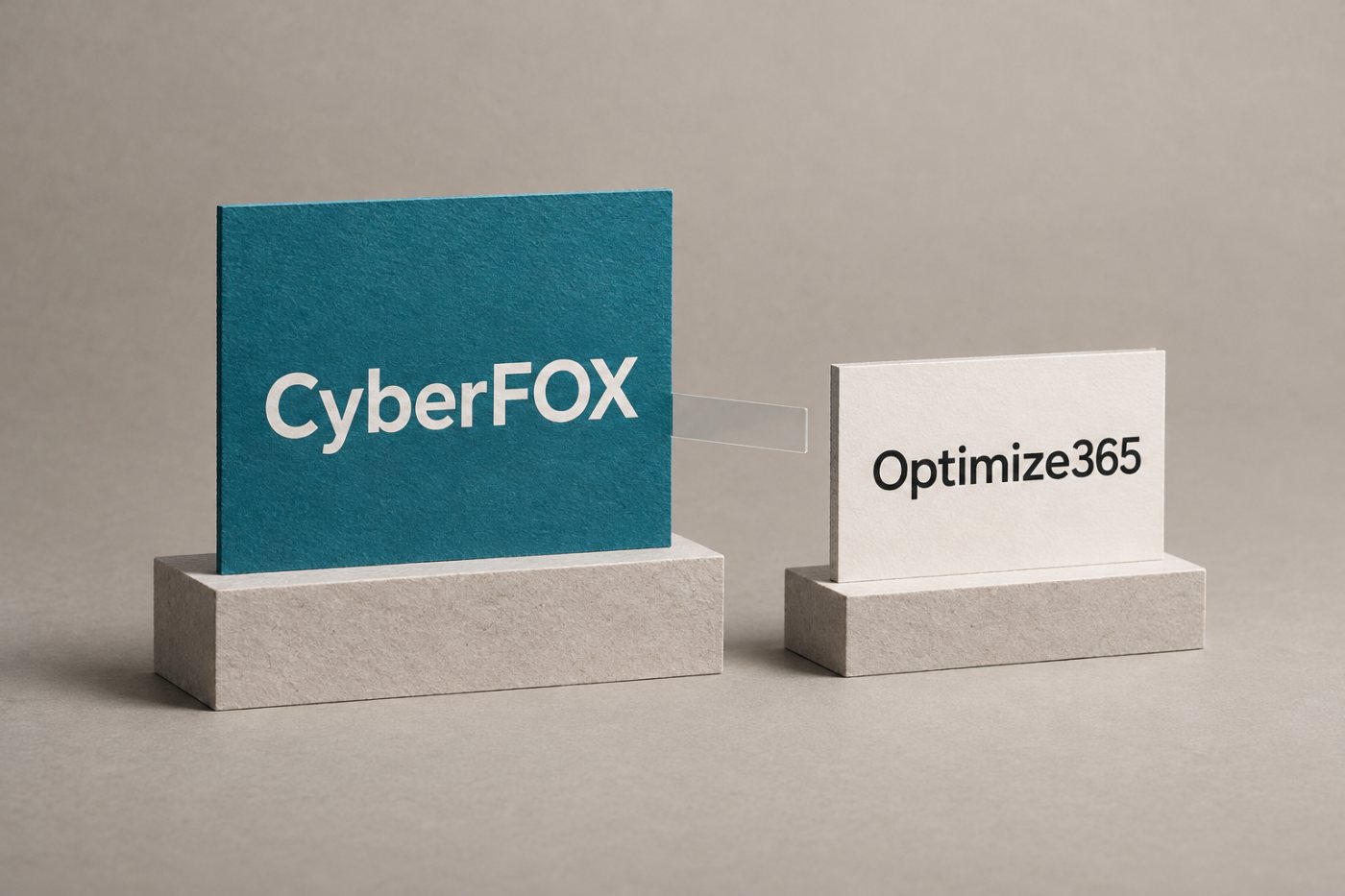 CyberFOX á Optimize365, en nánari samþætting vörunnar við framboð kaupandans er enn fyrirhuguð.