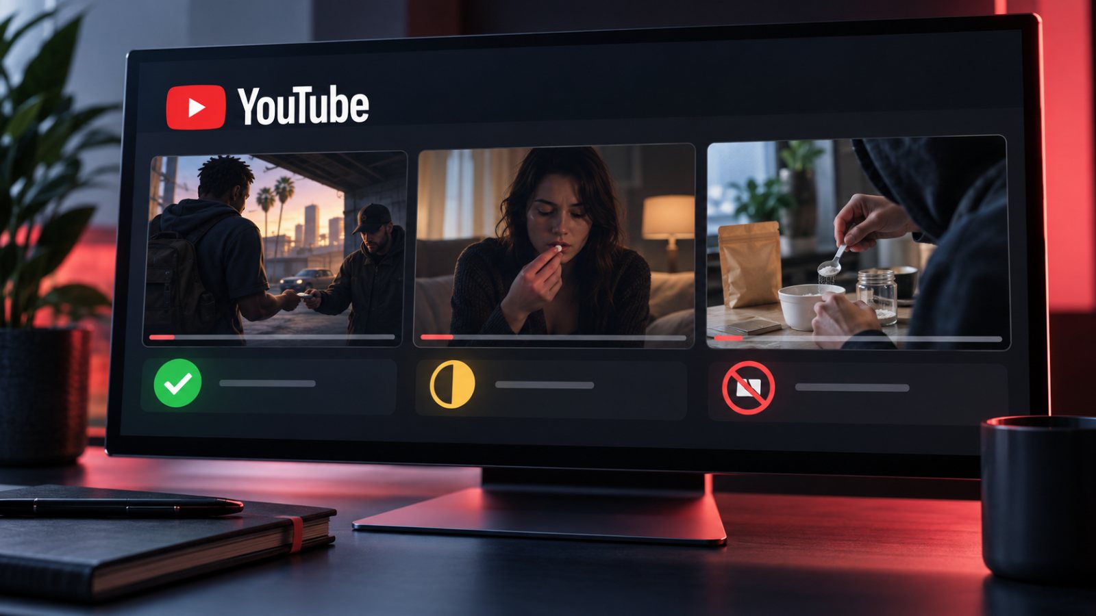 YouTube monétise plus de scènes de drogue, sans lever toutes les limites