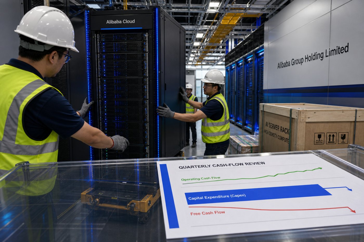 Alibaba-র AI অবকাঠামো capex ও negative free cash flow-এর সম্পর্ক