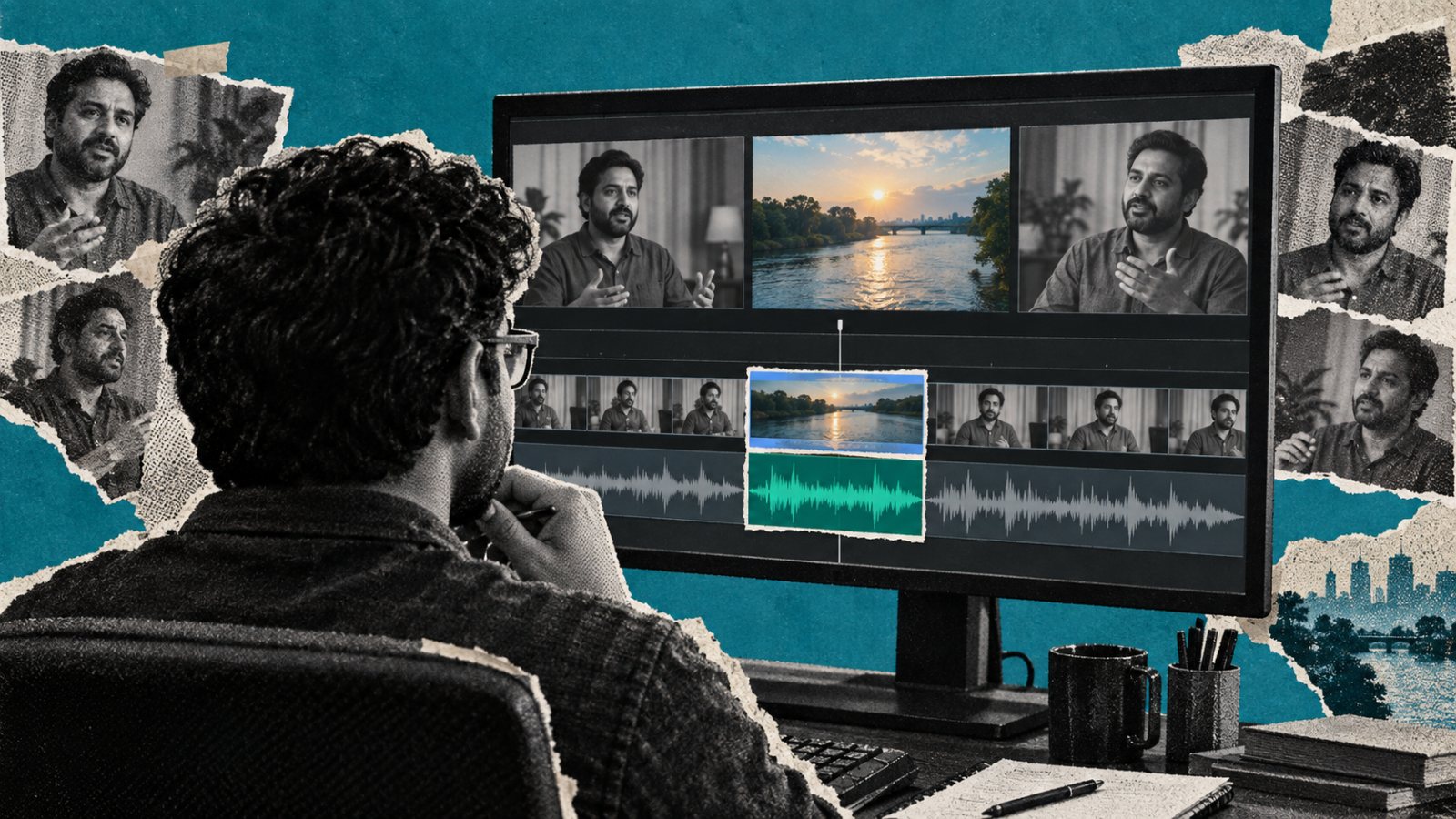 Premiere-র timeline-এই AI ভিডিও ও শব্দ—app বদলানোর বিরতি কমল