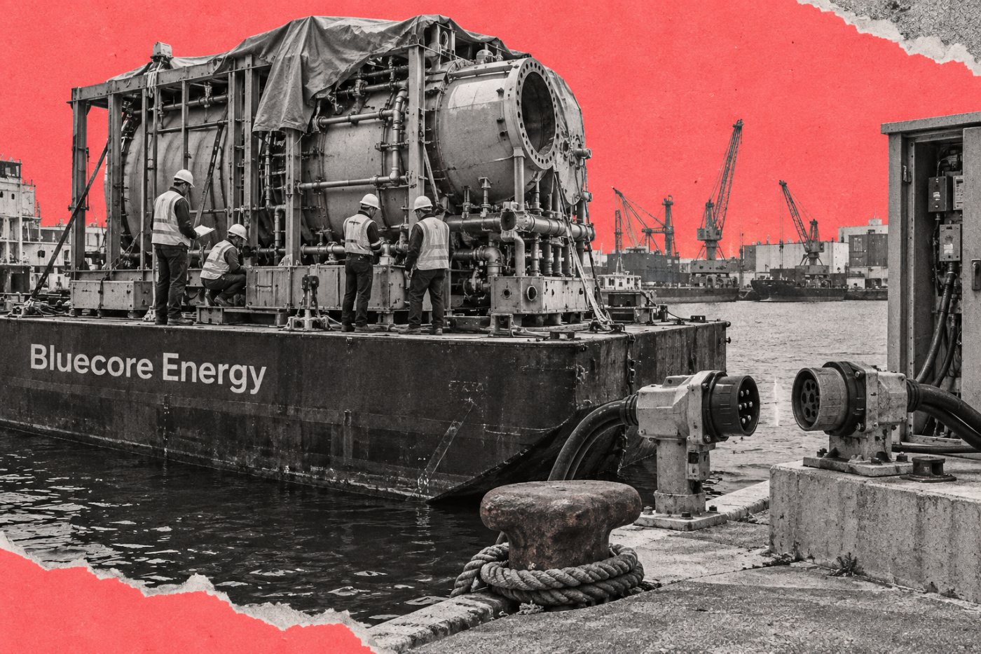 Bluecore Energy का तैरता ऊर्जा तंत्र निरीक्षण में, जबकि वाणिज्यिक तट-संपर्क अधूरा है