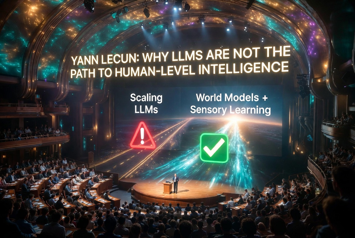 Yann LeCun’s Continued Crusade: Why LLMs Are Not the Path to Human-Level Intelligence