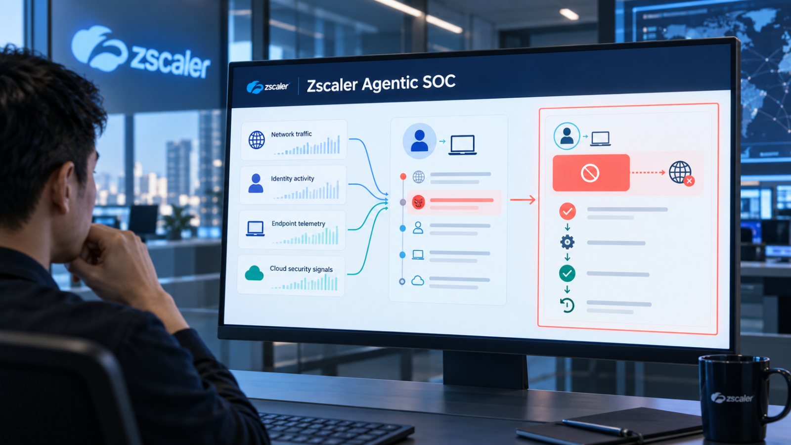 Zscaler让AI自动封堵威胁：闭环处置最怕权限边界失控