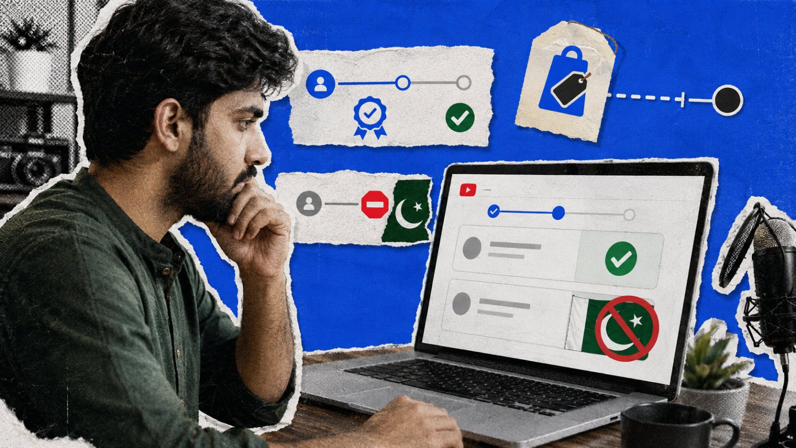 YouTube Shopping میں پاکستان شامل نہیں—YPP رکنیت بھی دروازہ نہیں کھولتی