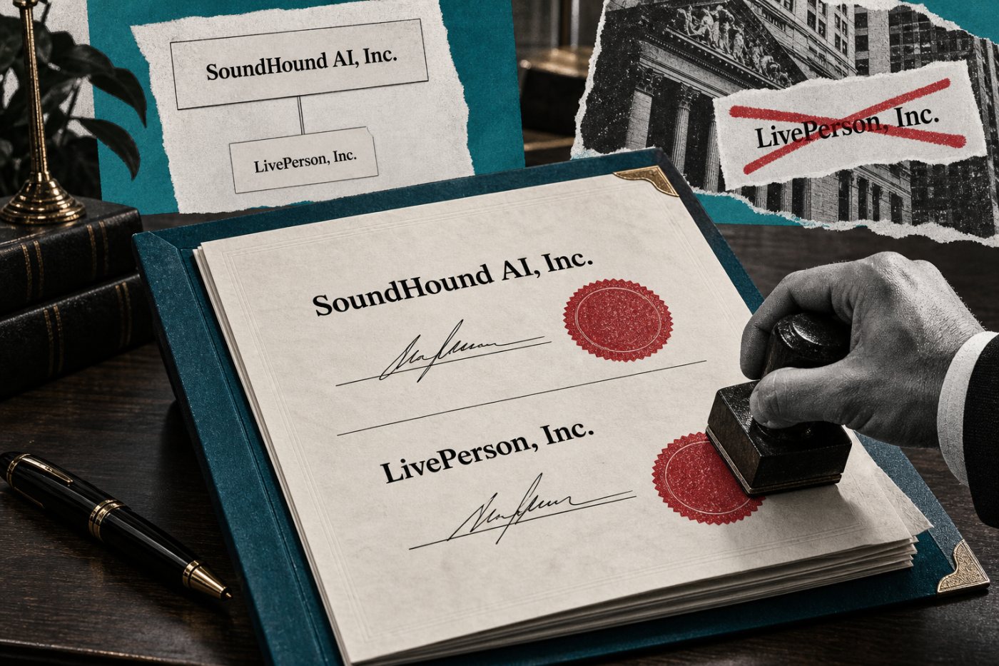 دو mergers کے بعد LivePerson کا SoundHound کی بالواسطہ مکمل ملکیتی ذیلی کمپنی بننا