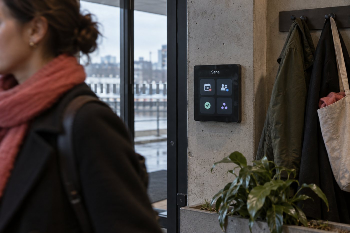 Sana Home samler medarbejderens opgaver, møder, beslutninger og agentaktivitet i én indgang.