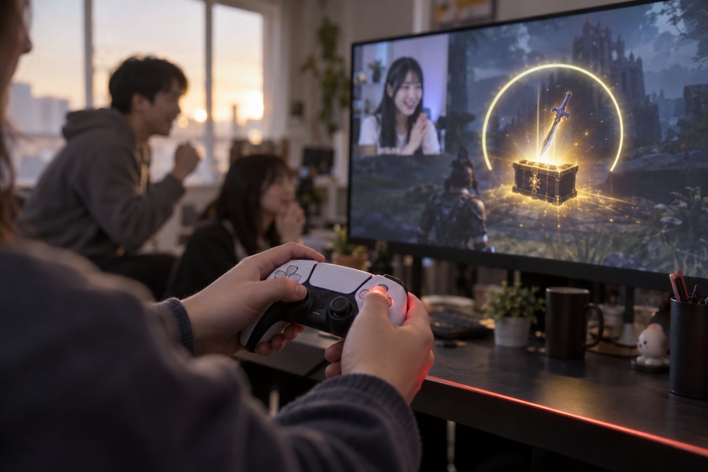 Twitch Drops 적용 방송에서 시청 조건 충족이 게임 내 보상 참여로 이어지는 과정