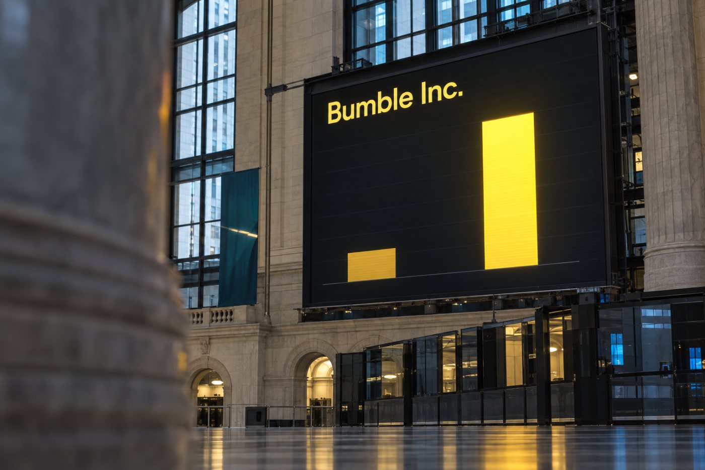 Bumble-ийн Class A хувьцааны ойролцоогоор $2.54 жишиг ханш ба $6.05 мөнгөн саналын зөрүү
