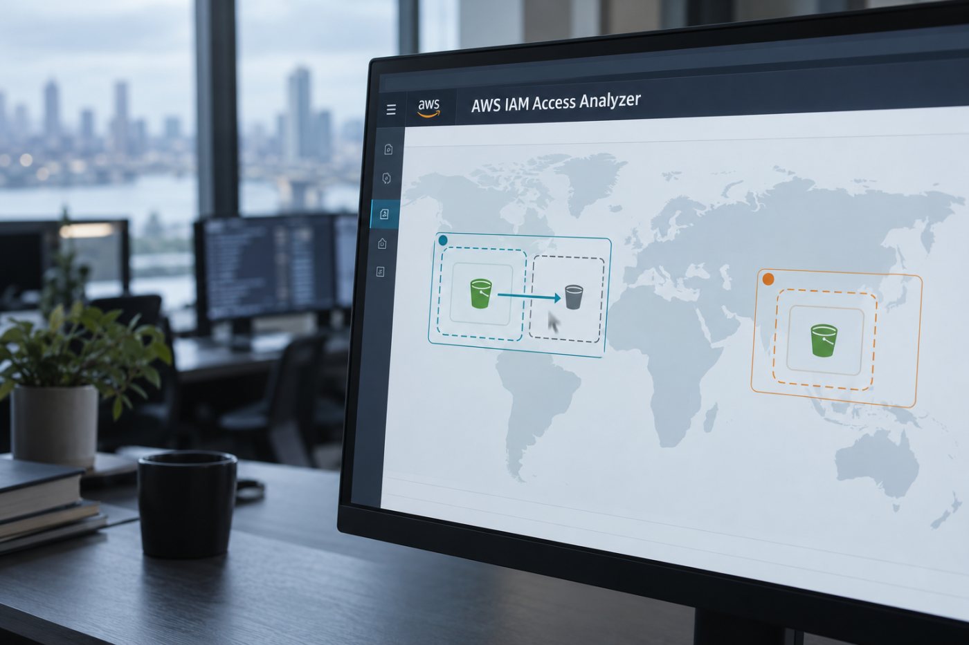 AWS IAM Access Analyzerの外部アクセス分析を、リソースがあるリージョンごとに設定する関係