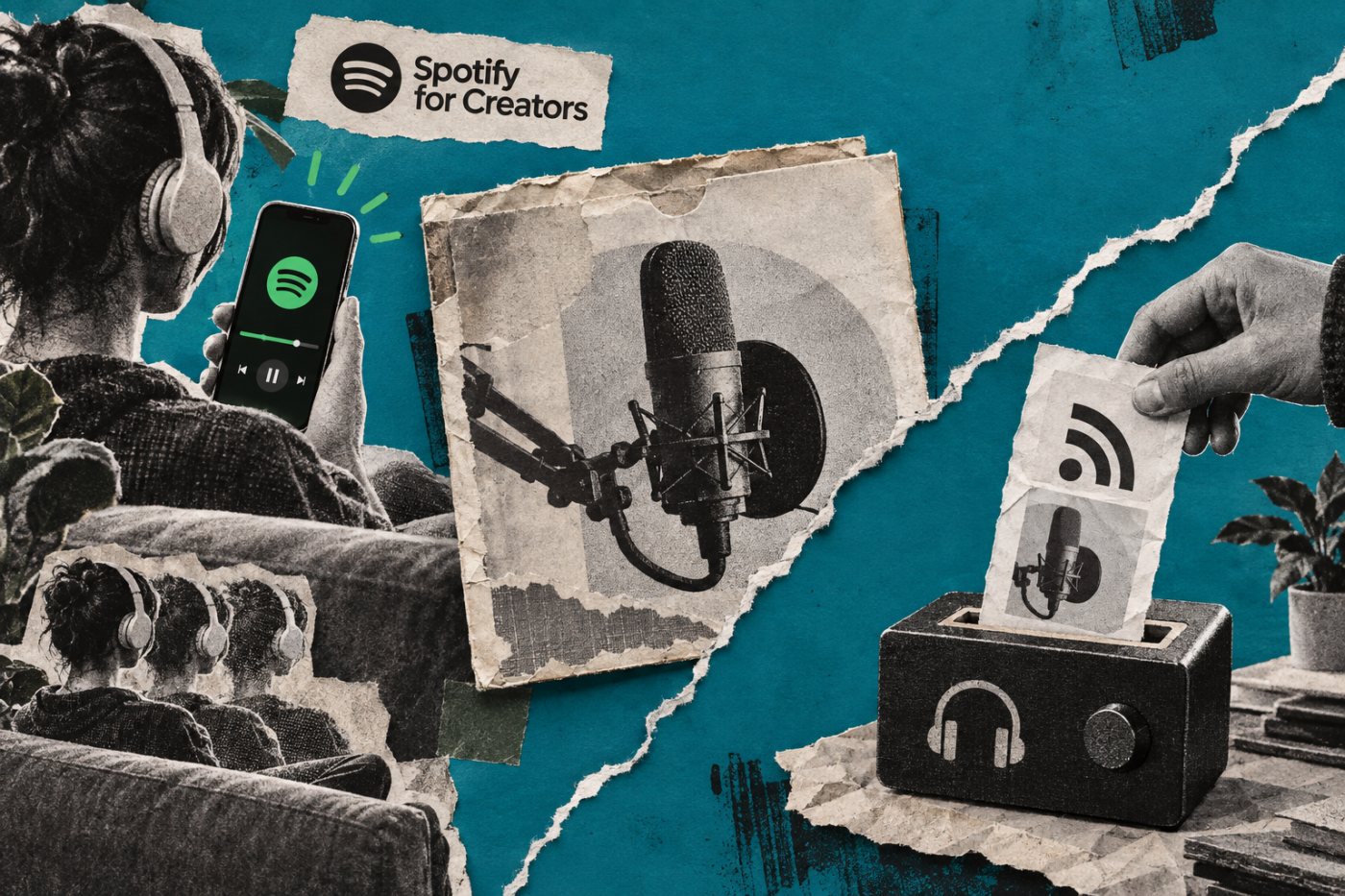 同じエピソードの30秒以上のSpotify再生とRSS経由のダウンロードを分ける流れ