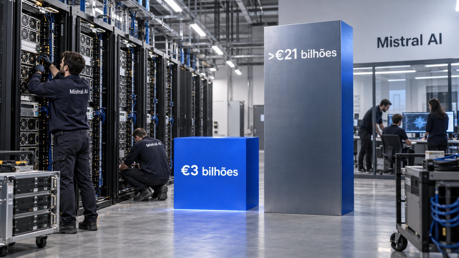 Mistral capta €3 bilhões — soberania europeia agora custa escala