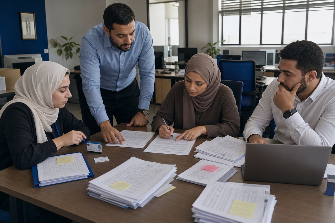 تشخيص تبني الذكاء الاصطناعي عبر الإتاحة ودعم المدير ووضوح السياسة وملاءمة سير العمل