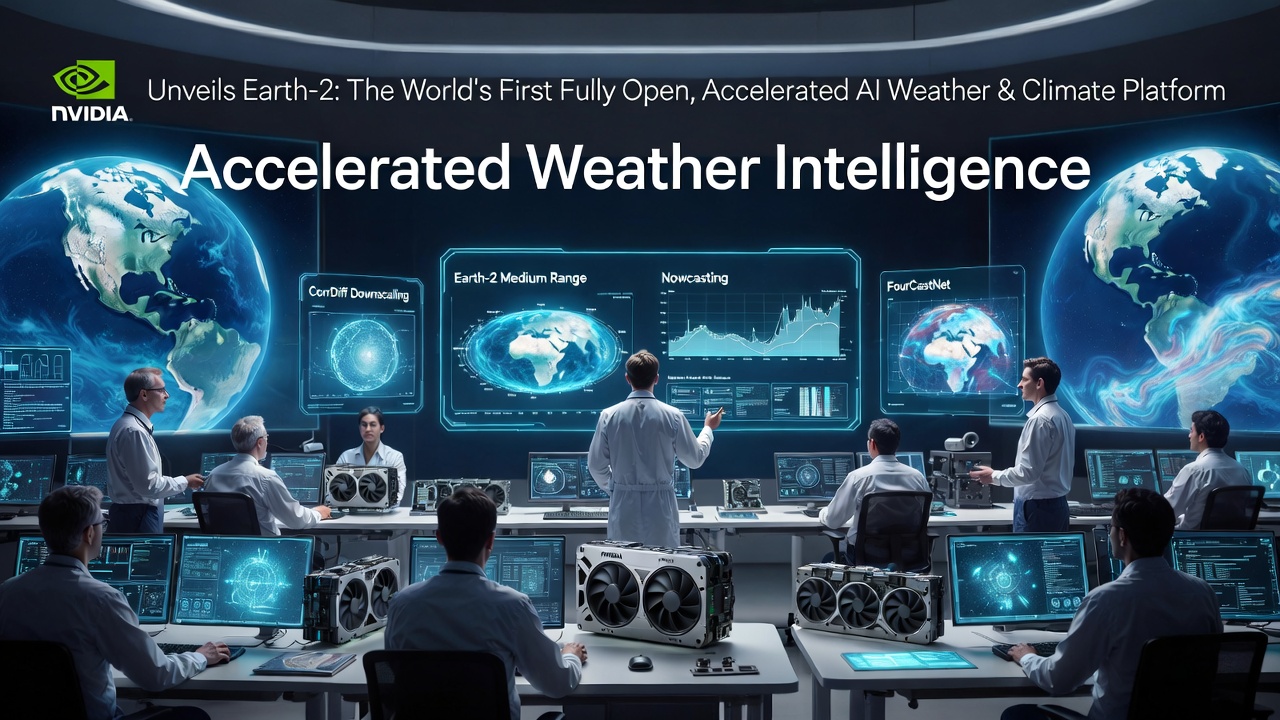 NVIDIA Unveils Earth-2: The World's First Fully Open, Accelerated AI Weather & Climate Platform
