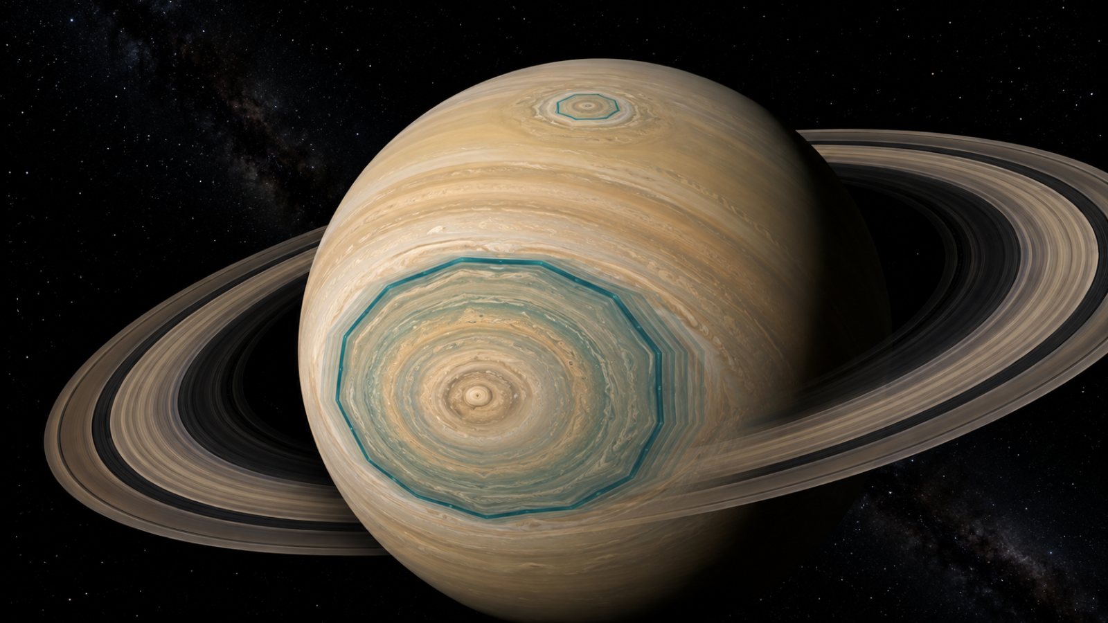 Saturn Grew a Moving Decagon—Its Famous Hexagon Is No Longer Alone