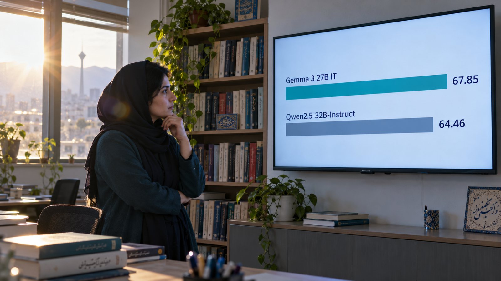 Gemma یا Qwen برای فارسی؛ امتیاز ۶۷٫۸۵ برندهٔ قطعی نمیسازد