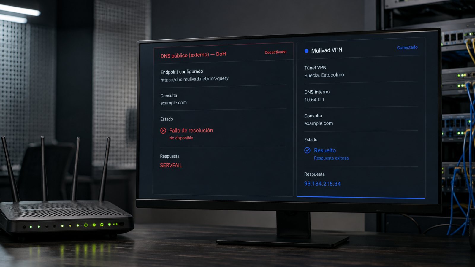 Mullvad apagará su DNS público: las configuraciones manuales dejarán de funcionar