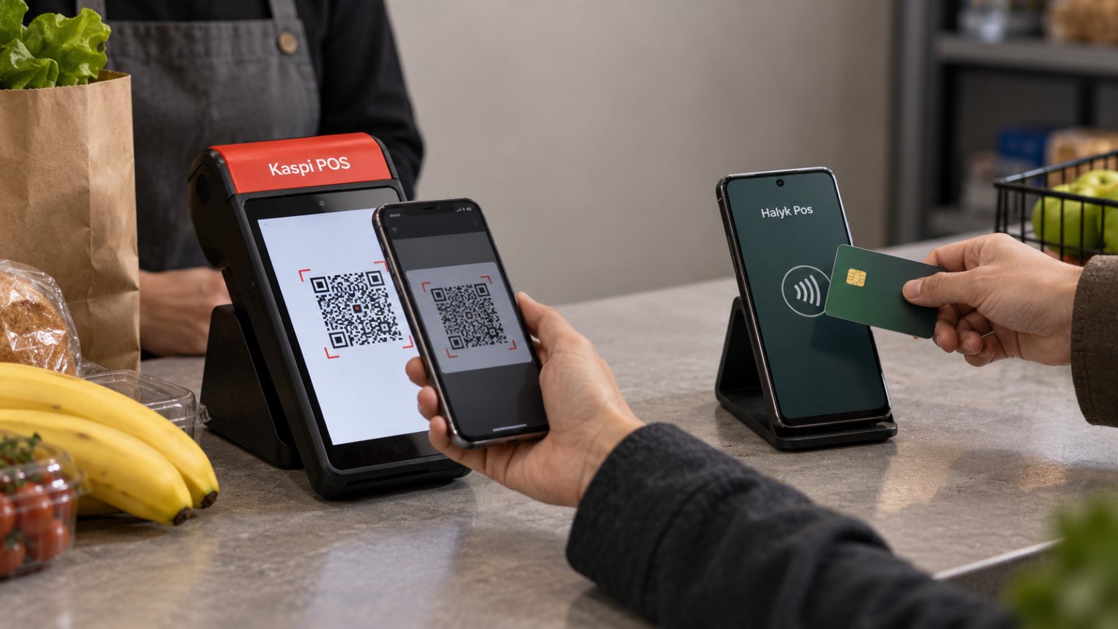 Kaspi POS или Halyk POS: состав платежей важнее одной комиссии