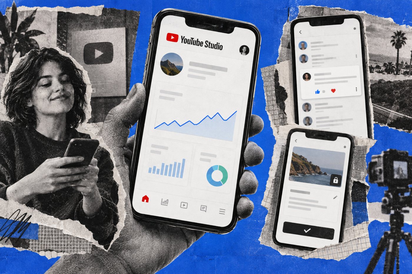 Comprobación de Analytics, comentarios y edición de un vídeo privado después de actualizar YouTube Studio.