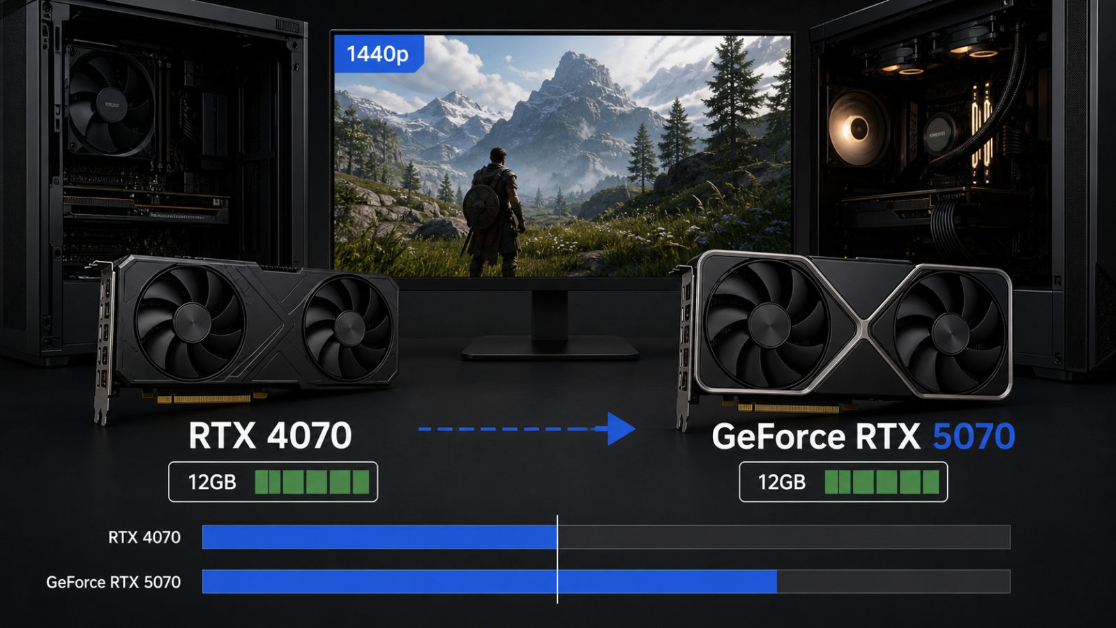 RTX 5070 vs RTX 4070: Is the Upgrade Worth It for 1440p Gaming?