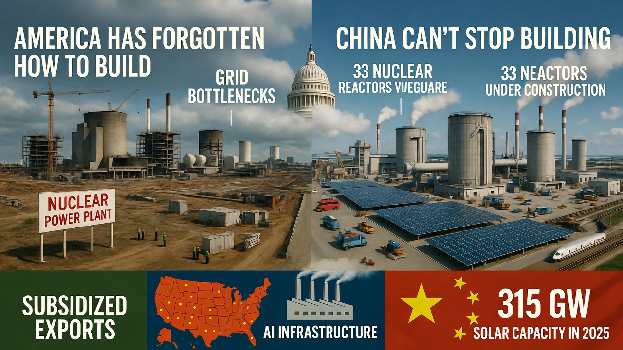 Why America Has Forgotten How to Build While China Can't Stop: The Great Infrastructure Divergence