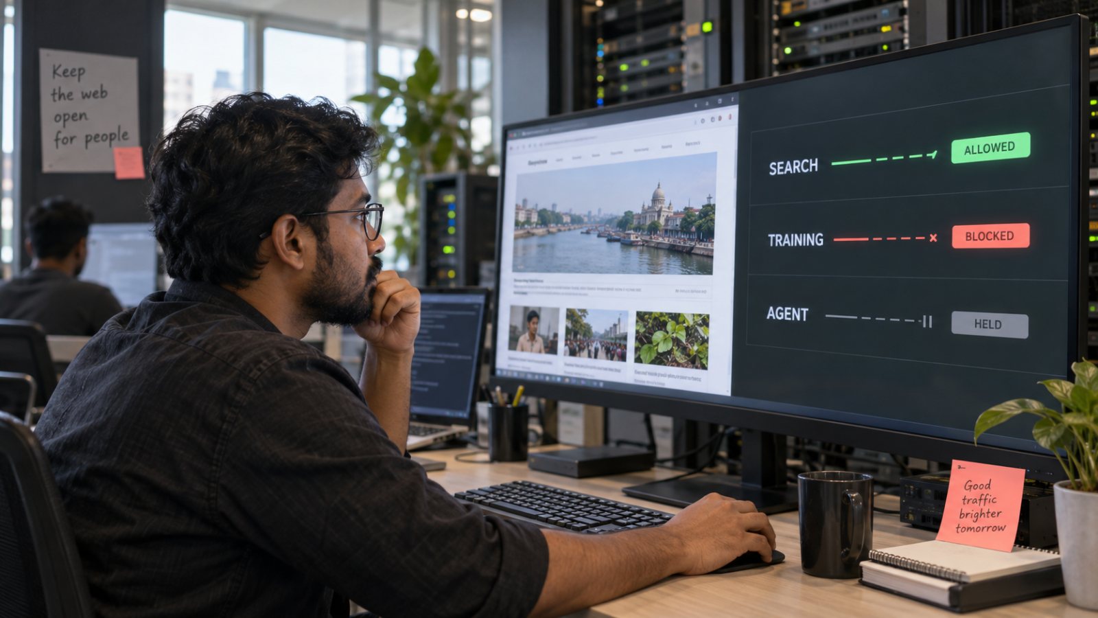 Cloudflare-এ AI bot বন্ধ করেও Search চালু রাখা যায়—তিন policy আলাদা করুন