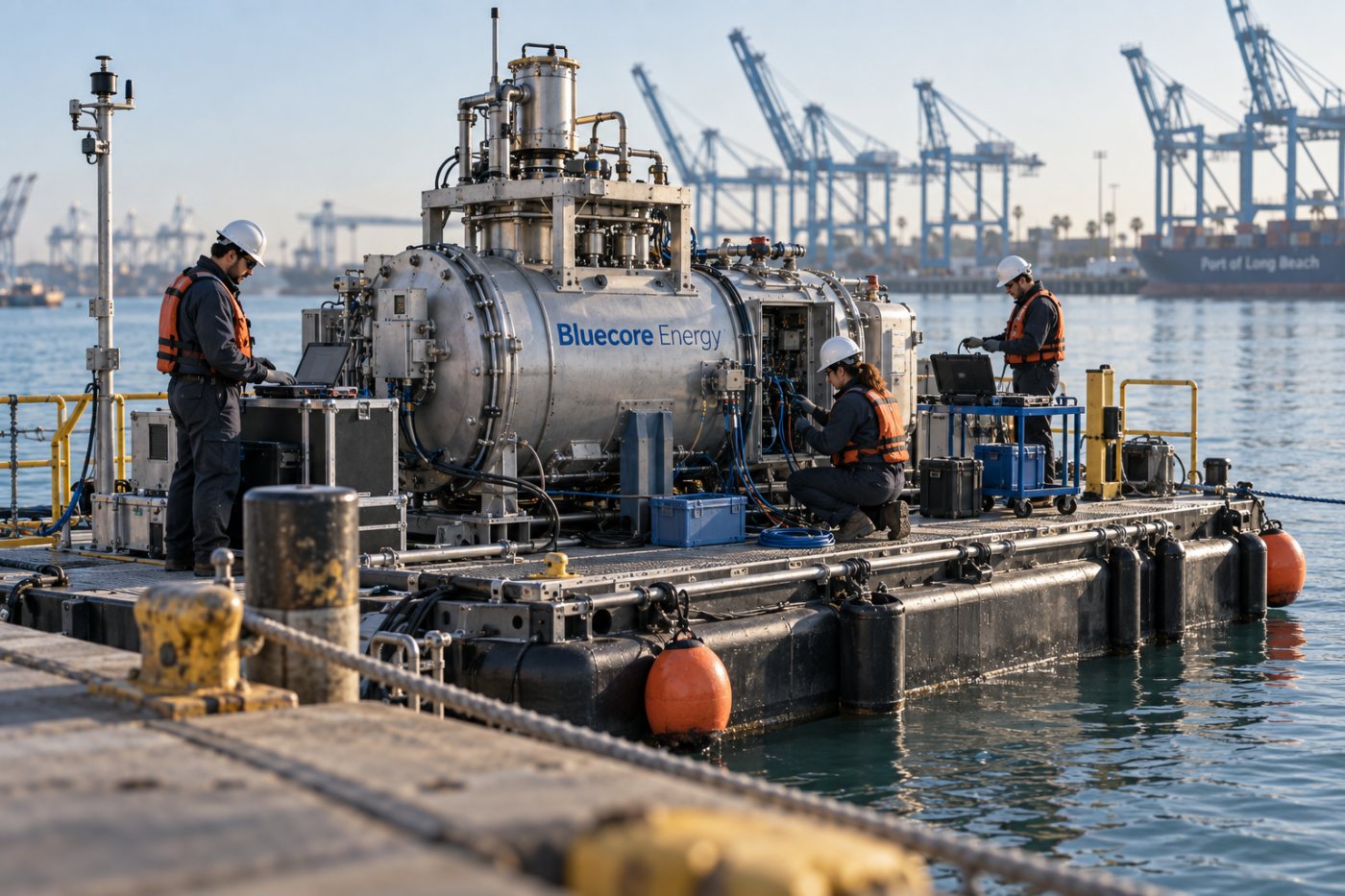 Bluecore Energy’nin yatırım sonrası mühendislik ve test hazırlığı süren liman projesi