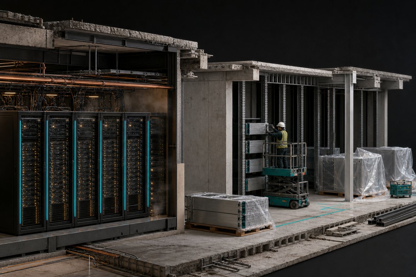 Nebius deploys GPU hardware and expands data-center capacity ahead of the revenue expected from new infrastructure.