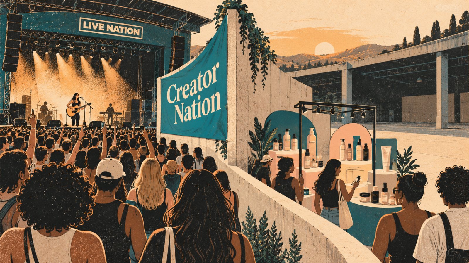 Live Nation gradi Creator Nation — iznos kapitala ostaje tajna