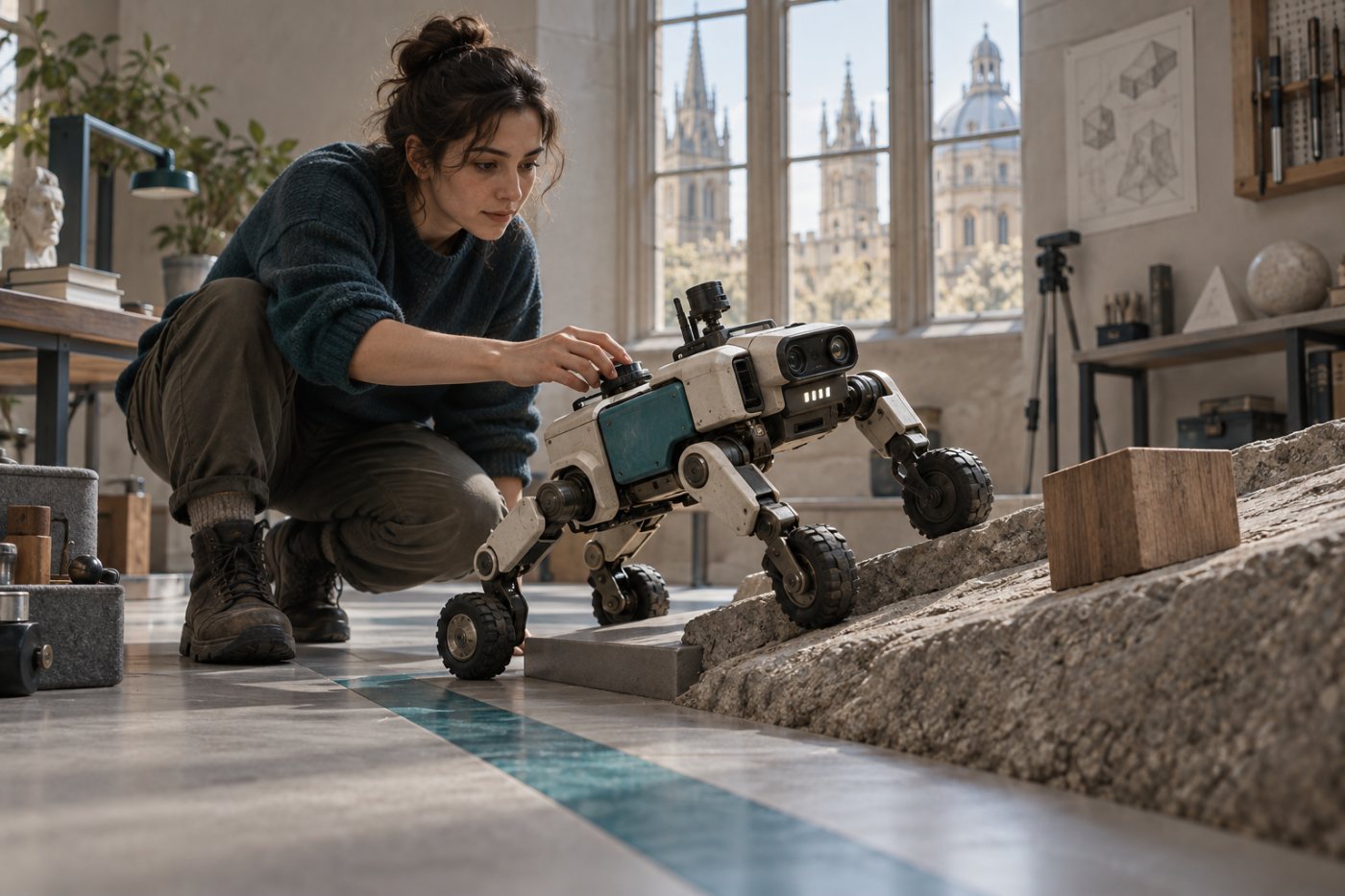 Peneliti dan sistem robot adaptif menguji pembelajaran berpusat pada manusia dalam batasan dunia nyata.