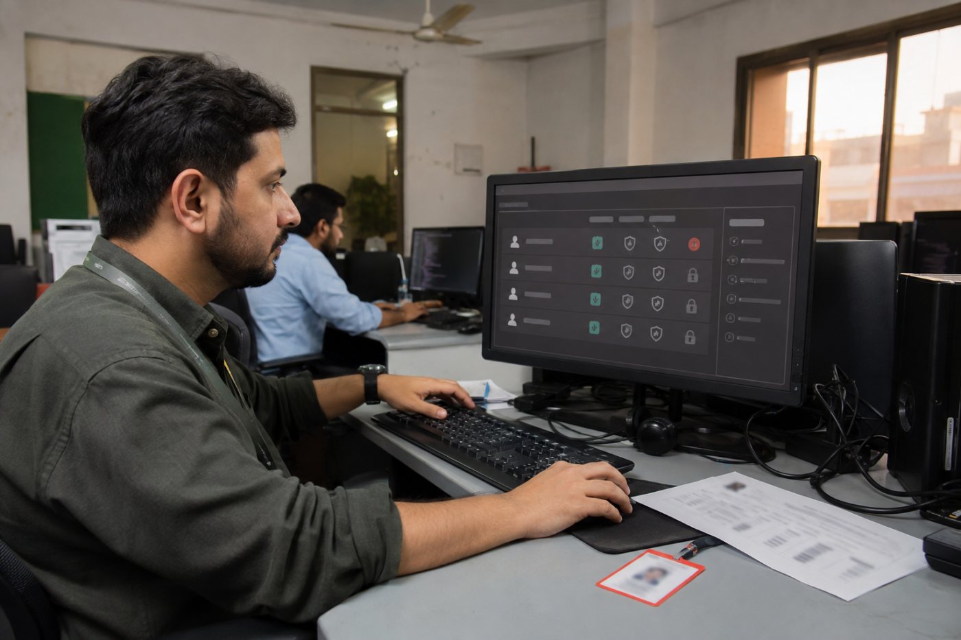 IT منتظم کردار کے مطابق AI access tiers مقرر کر رہا ہے اور خفیہ کلائنٹ تجزیے کو منظوری تک بند رکھتا ہے۔