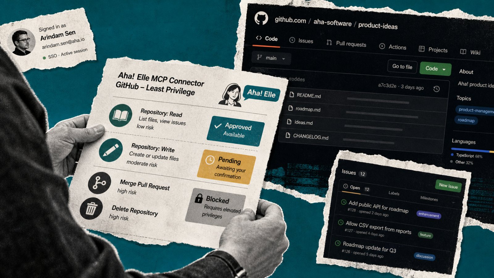 Aha! Elle এখন GitHub-এ কাজও করবে—write/delete আগে আটকে দিন