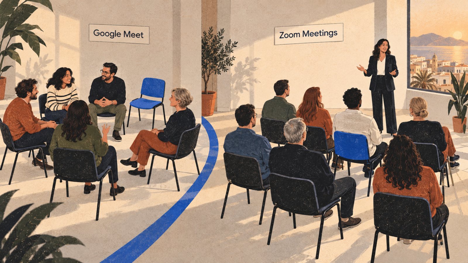 Zoom ή Google Meet: το εργαλείο που ήδη πληρώνεις αλλάζει τον νικητή
