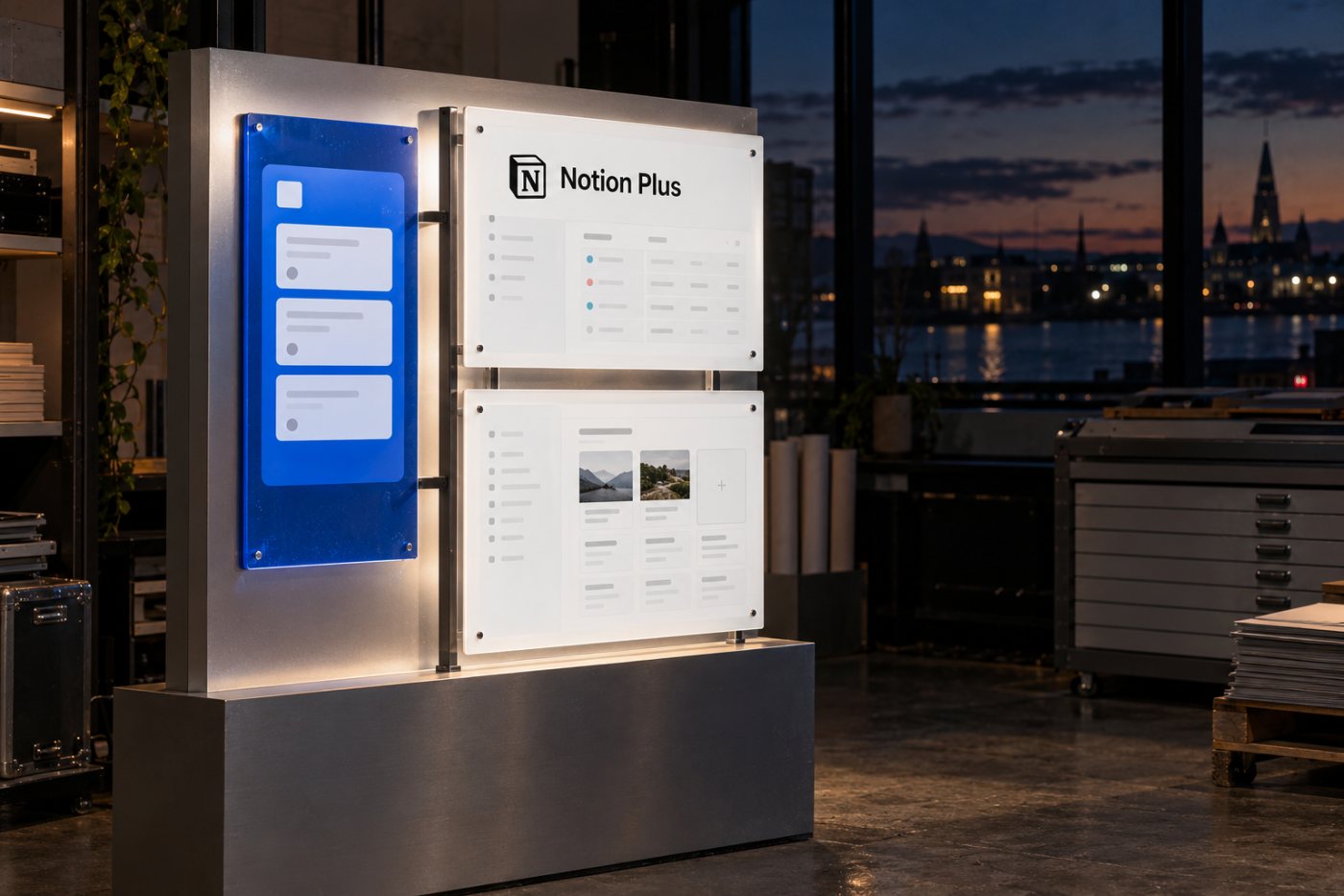 Ársverð á sæti fyrir Notion Plus er tvöfalt ársverð Trello Standard miðað við uppgefin mánaðarverð.