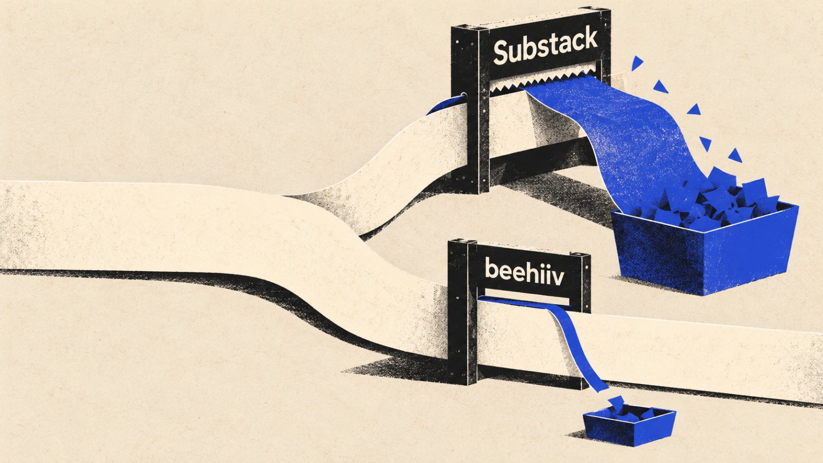 beehiiv או Substack: עמלת 10% הופכת את נקודת האיזון